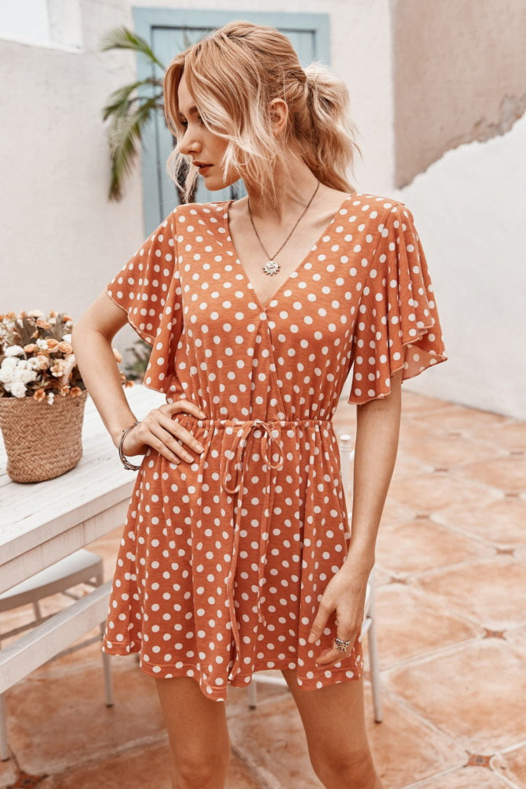 Dot Printed Romper