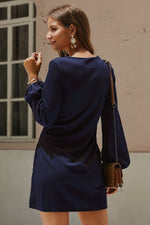 Casual dress with long sleeves