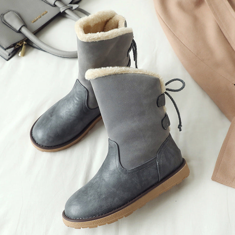 Botas Anke de nieve impermeables antideslizantes botines forrados de piel cálidos