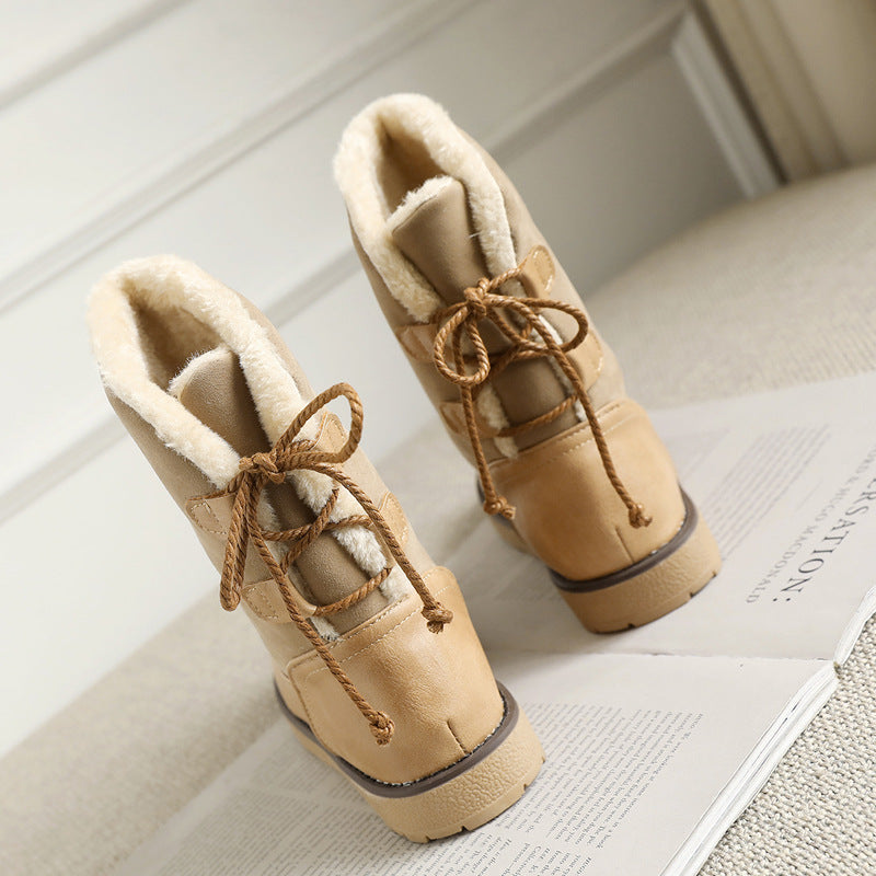 Botas Anke de nieve impermeables antideslizantes botines forrados de piel cálidos