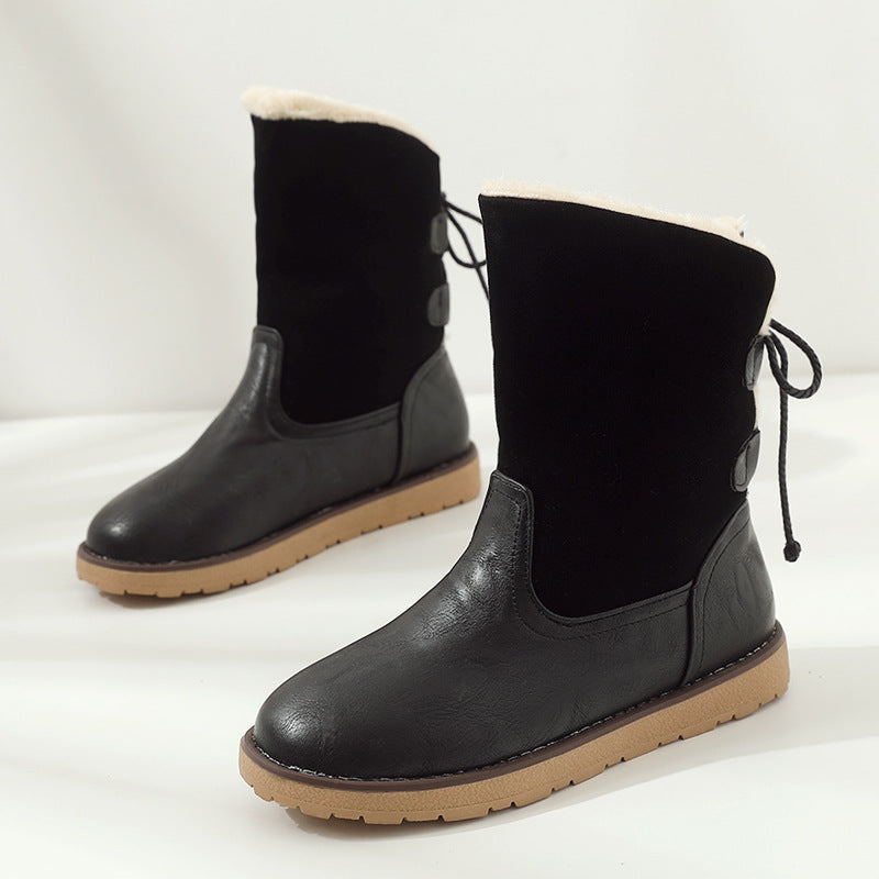 Botas Anke de nieve impermeables antideslizantes botines forrados de piel cálidos