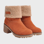 Bottes de neige chaudes en fourrure