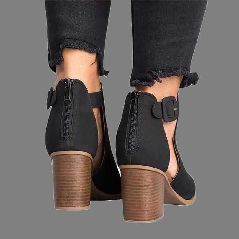 High Heels Fischmaul-Sandalen