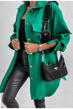 Büro-Jacke mit lockerer Reverstasche