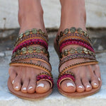 Pantoufle Bohême Bling Clip