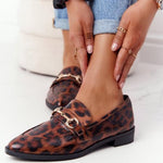 Flache Schuhe mit spitzer Zehenpartie