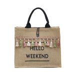 Sac à bandoulière à pompon Hello Weekend 