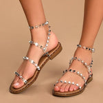 Non-slip Sabot Studded Sandals