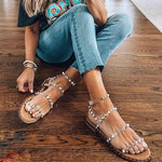Non-slip Sabot Studded Sandals