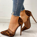 Flock Pointed Toe Shoes