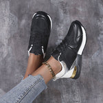 Solid Color Mesh Running Sports Truck Shoes