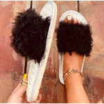 Pantoufles d'intérieur chaudes et courtes en peluche