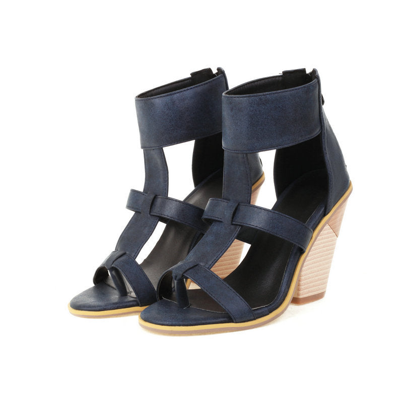 Retro T-strap Fishtrap Sandals