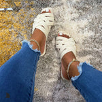 Sandales tressées naturelles Inspire Me