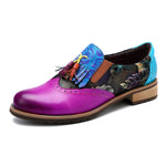 Wonderland Brogue Tassels Leather Shoes