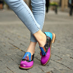 Wonderland Brogue Tassels Leather Shoes