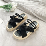 Pantoufles tongs féeriques à nœud papillon