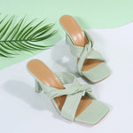 Bubbly Personality Braided Heels