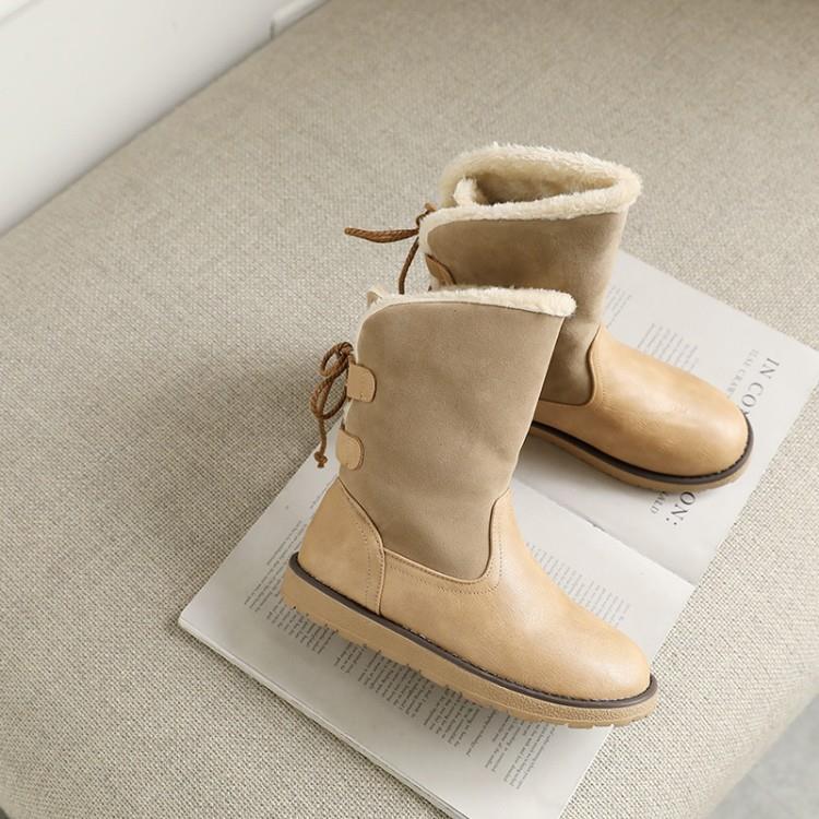 Botas Anke de nieve impermeables antideslizantes botines forrados de piel cálidos