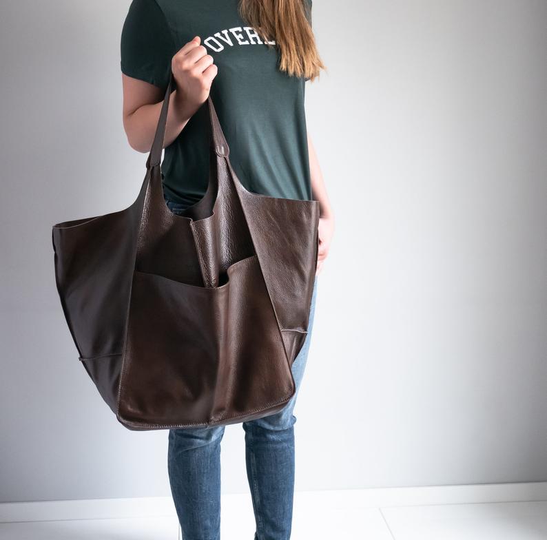 Sac fourre-tout rétro à une épaule de grande capacité