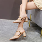 Sandales à talons cloutés rumba d'été