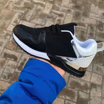 Solid Color Mesh Running Sports Truck Shoes