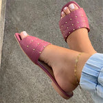 Nora Nieten-Slip-on-Sandale