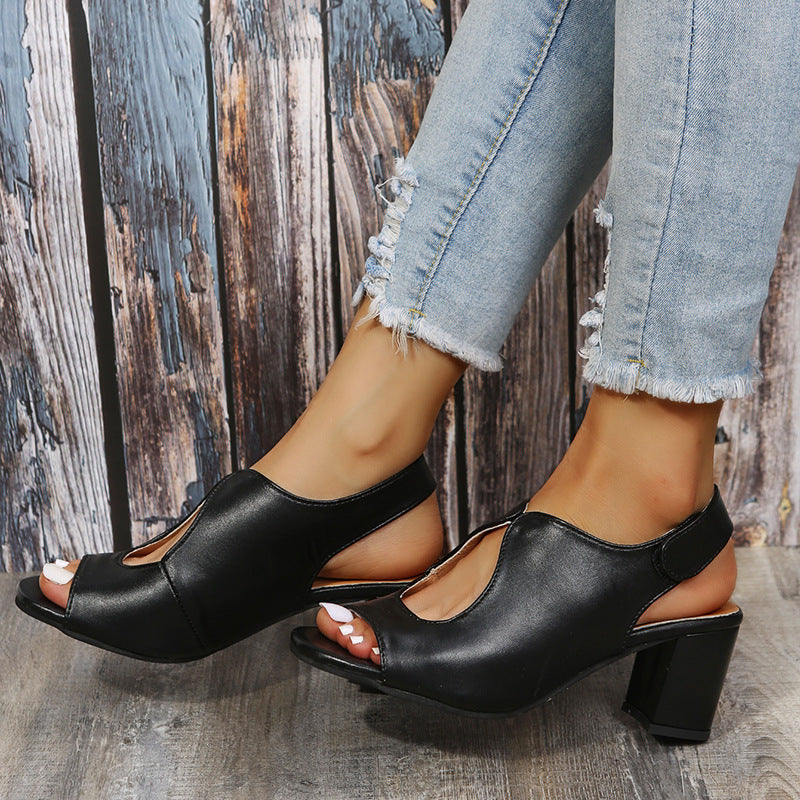 Chunky open-toe Velcro Sandals
