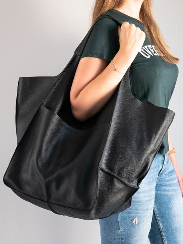 Sac fourre-tout rétro à une épaule de grande capacité