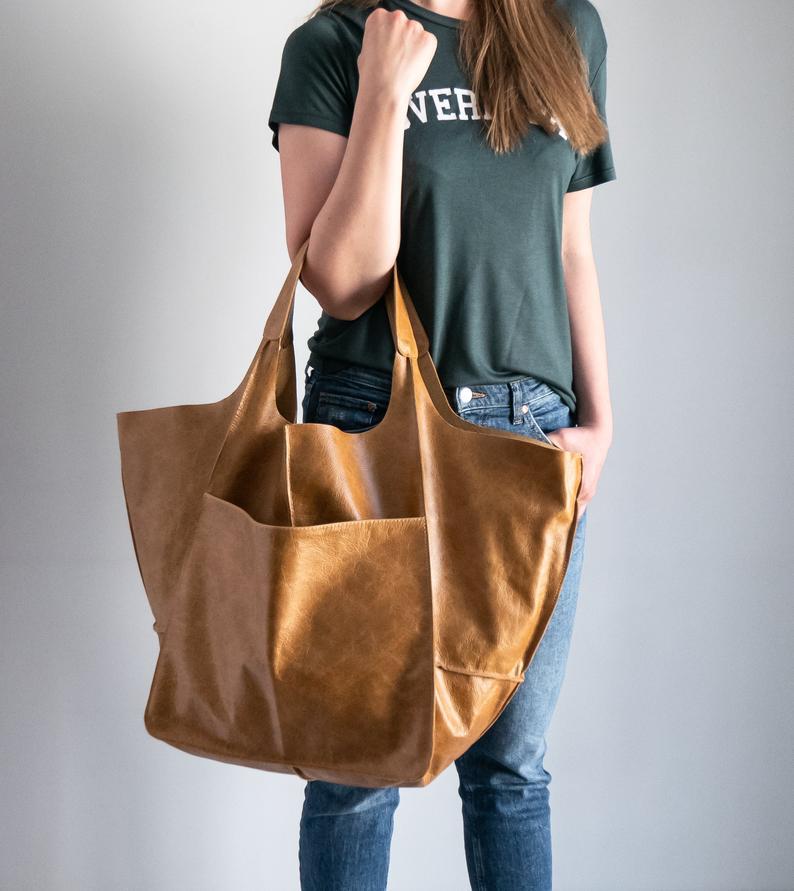 Sac fourre-tout rétro à une épaule de grande capacité