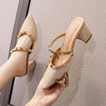 Sandales à talons cloutés rumba d'été