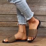 Pantoufles chics à sequins Karamelo