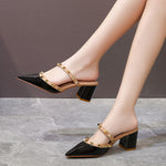 Sandales à talons cloutés rumba d'été