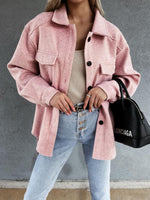 Chic Turn Down Collar Elegant Wool Coats