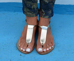 Casual Flat Sandals Beach Slippers Sandals Pavacat US5.5(LABEL SIZE 35) Silver 