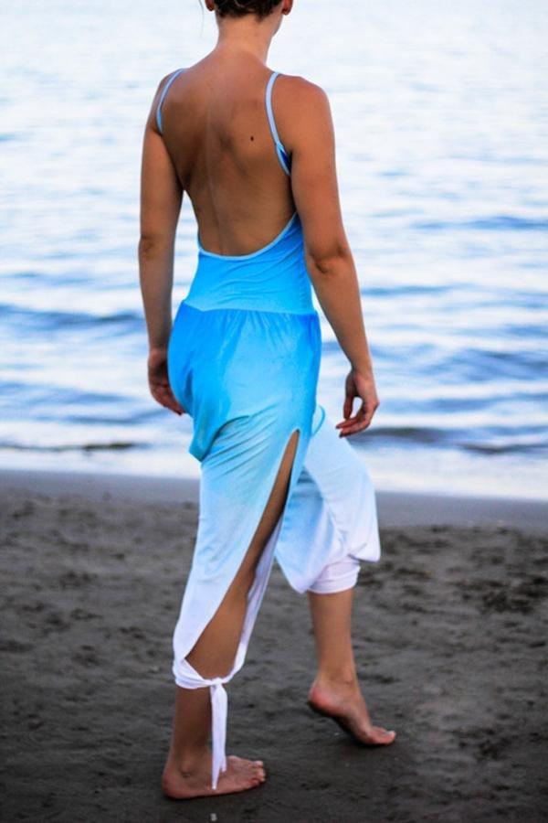 Casual Tie At Leg Jumpsuit Jumpsuits & Rompers 5201904110331 