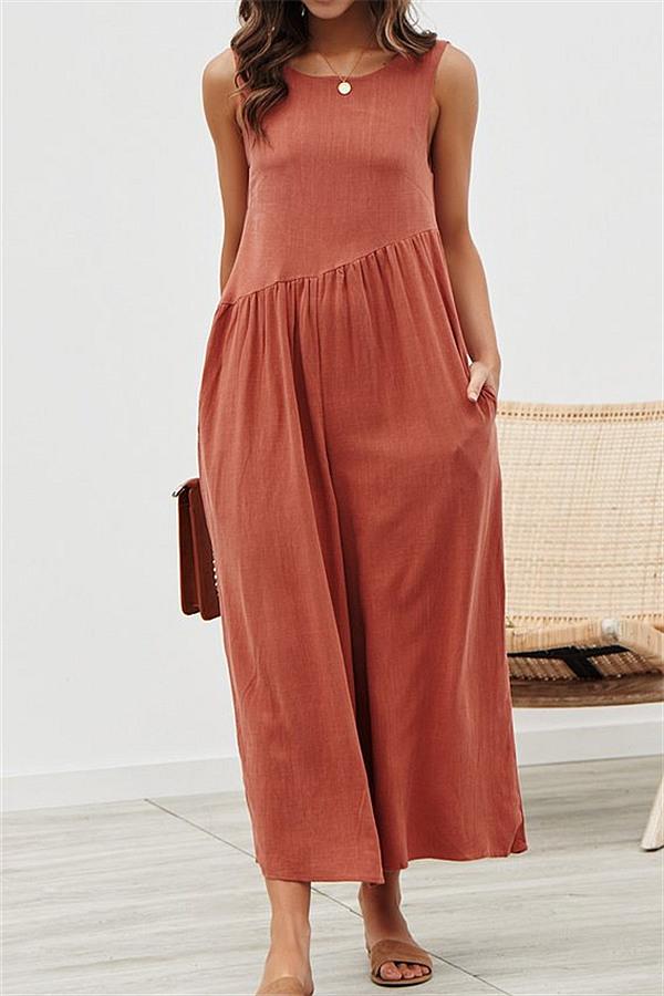 Casual Vest Wide Leg Jumpsuit Jumpsuits & Rompers 5201812281531 