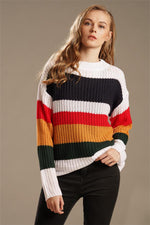Chasing The Rainbow Striped Sweater Pullover Pavacat 