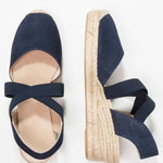 Espadrille Wedge Sandals Elastic Band Slip On Sandals Sandals Pavacat 