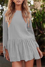 Forest Girl Long Sleeve Mini Dress Dress chicnico 