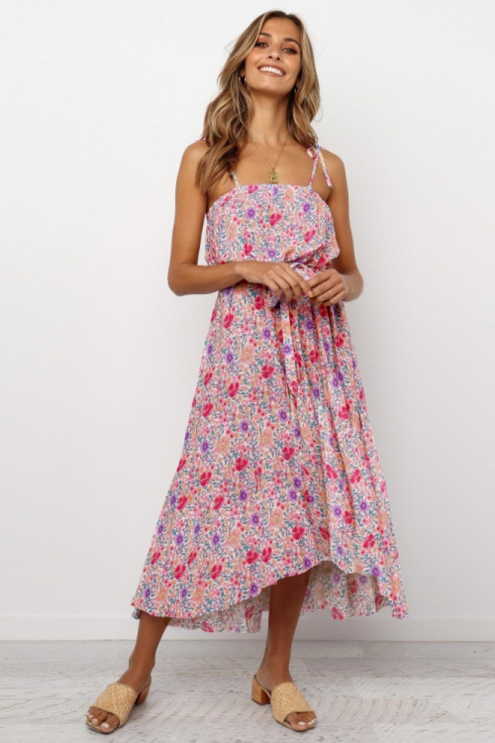 Just The Beginning Floral Dress - Pavacat