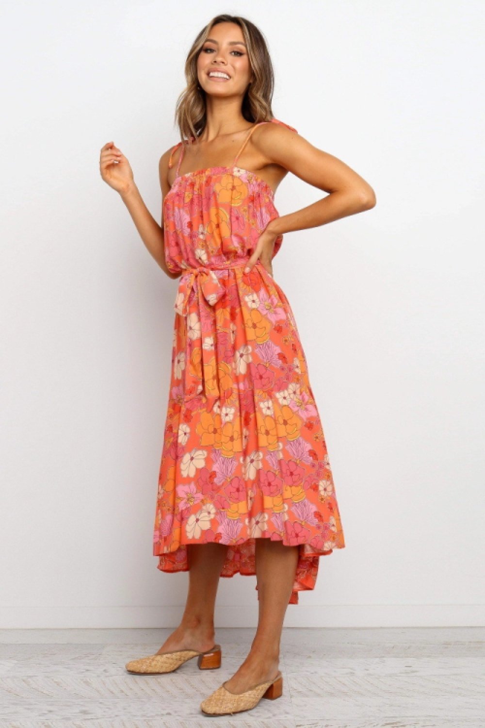 Just The Beginning Floral Dress - Pavacat