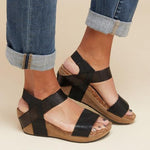 Large Size Summer Med Wedge Comfortable Platform Sandals Sandals Pavacat 