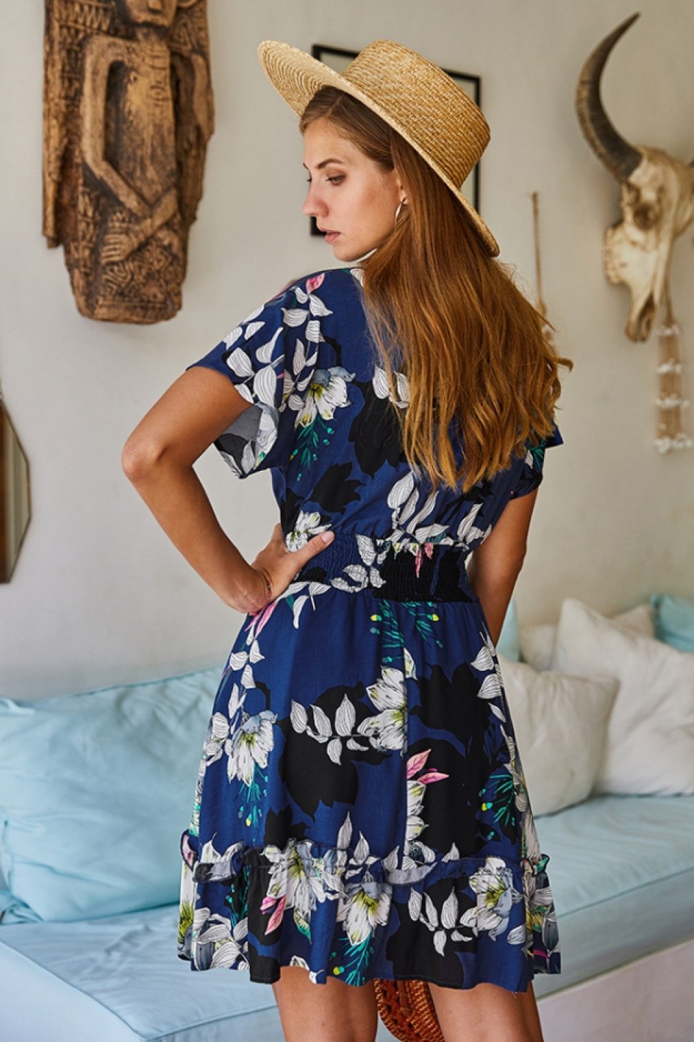 Living For Love Floral Dress - Pavacat