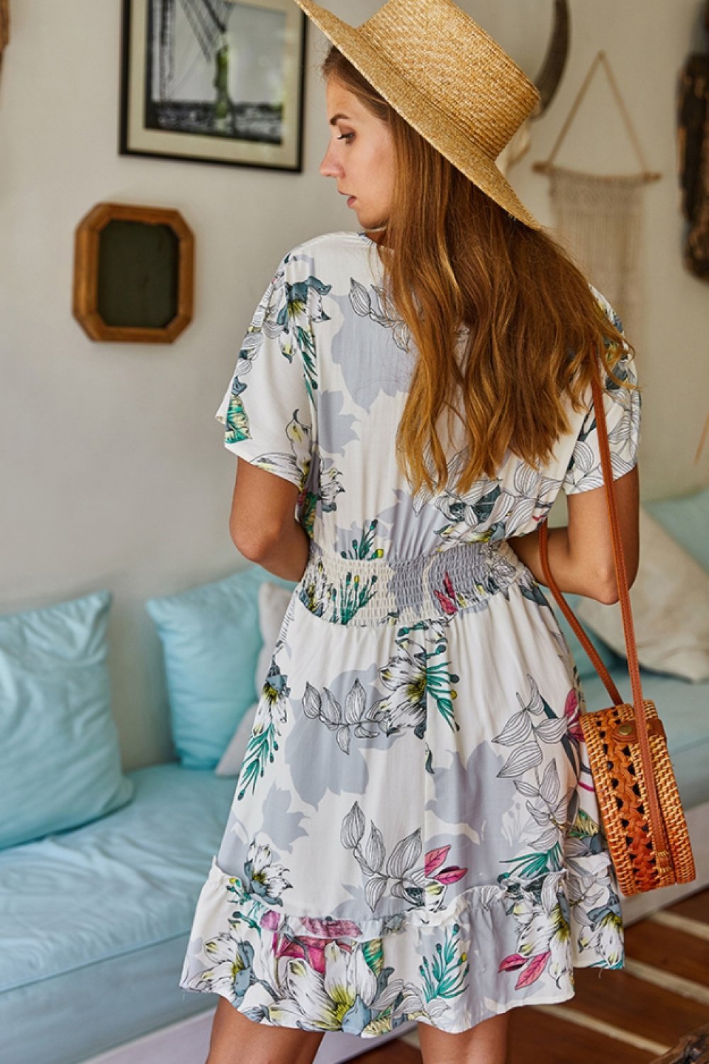 Living For Love Floral Dress - Pavacat