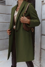 On The List Burgunderroter Mantel