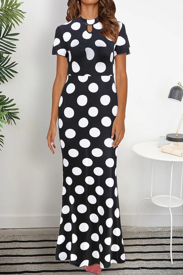 Striped V Neck Casual Midi Dress Dress 5201904110309 L blue 