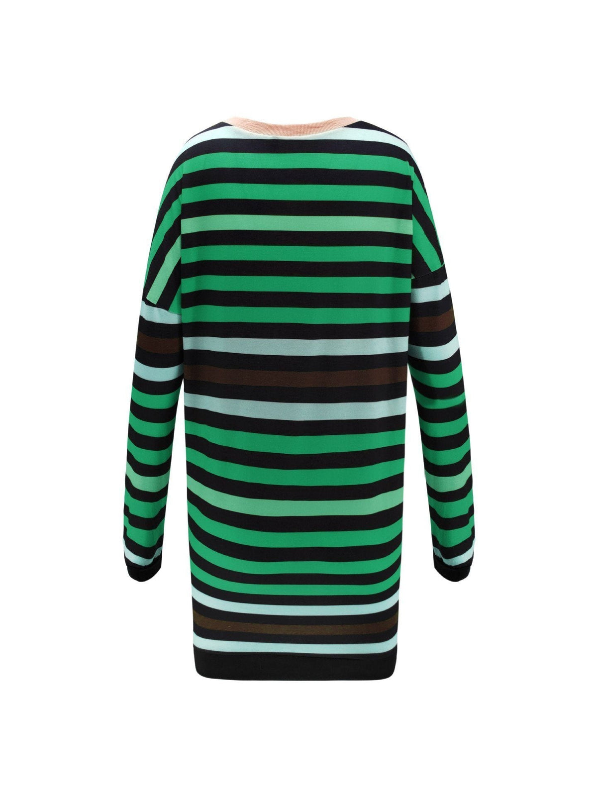 Round Neck Striped Loose Dress Pullover 5201812281308 