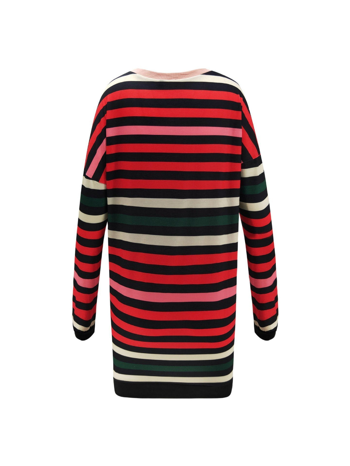 Round Neck Striped Loose Dress Pullover 5201812281308 