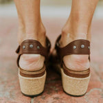 Summer Flat-bottomed Buckle Solid Color Sandals Sandals Pavacat 